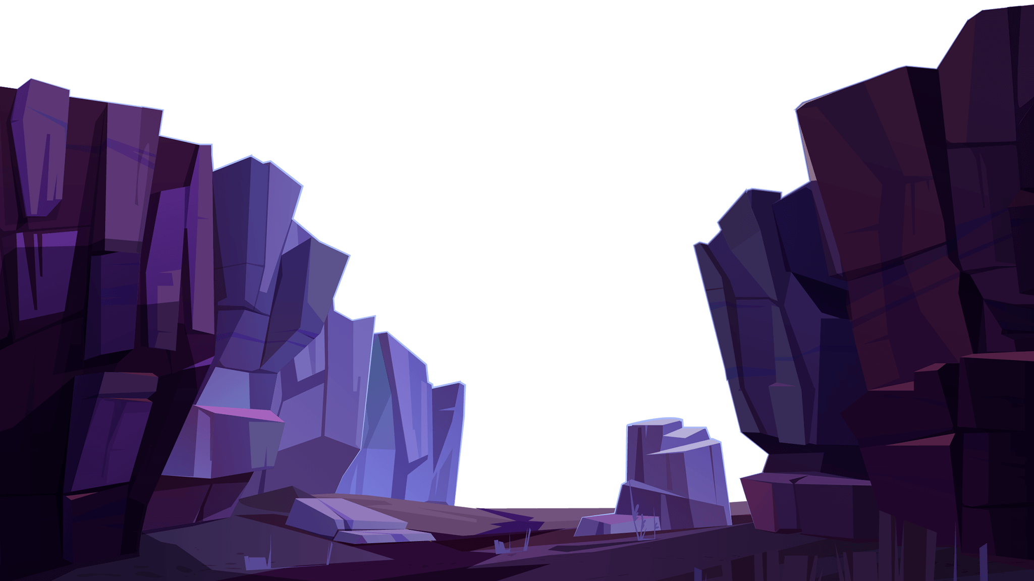 mountains front